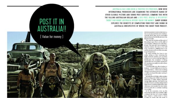 AUSFILM MAGAZINE ISSUE #3 – THE POST & SOUND ISSUE